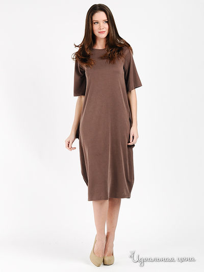 Платье MadamT, цвет цвет кофе с молоком