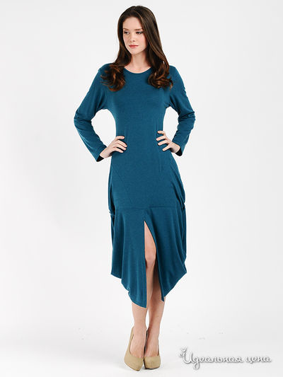 Платье MadamT, цвет цвет темно-бирюзовый меланж