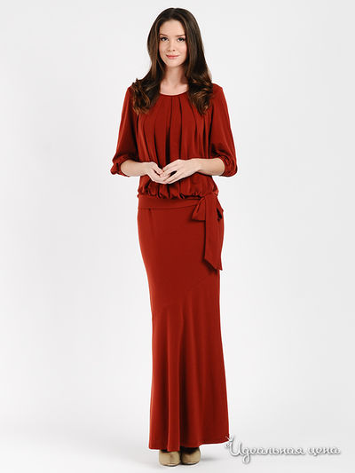 Платье MadamT, цвет цвет терракотовый