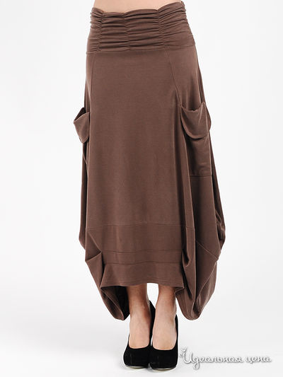 Юбка MadamT, цвет цвет кофе с молоком