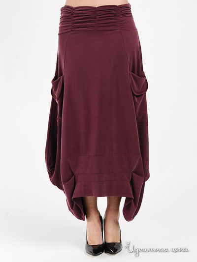 Юбка MadamT, цвет цвет сливовый