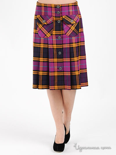 Юбка MadamT, цвет цвет пурпурный / апельсиновый