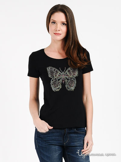 Футболка Amelie, цвет цвет черный