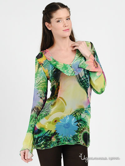 Блузон Panky Klan, цвет цвет зеленый