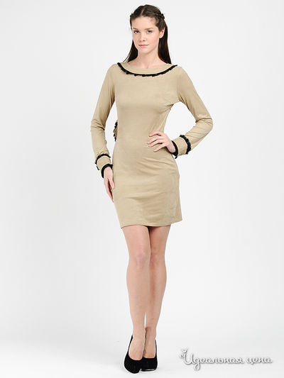 Платье Kosmika, цвет цвет бежевый