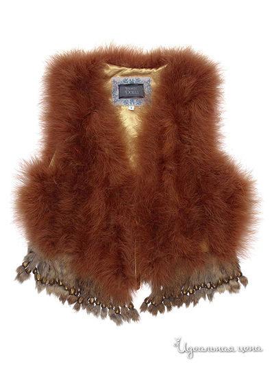 Жилет Silvian Heach, цвет цвет коричневый