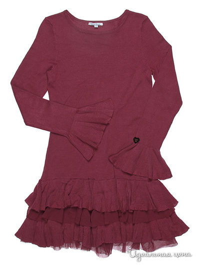 Платье Silvian Heach, цвет цвет брусничный