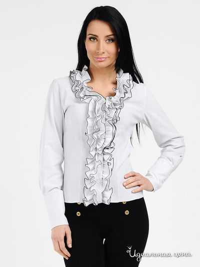 Блуза Mirella Sole, цвет цвет черный / принт полоска