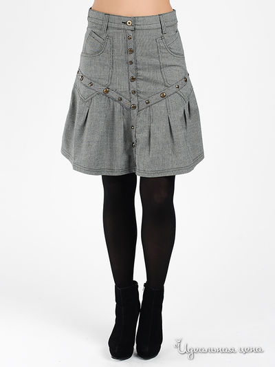 Юбка Panky Klan, цвет цвет серый