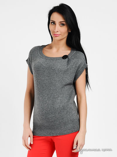 Джемпер Hua Yi Mu, цвет цвет темно-серый