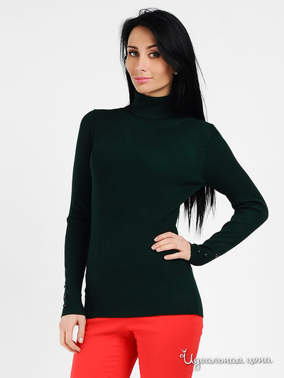 Водолазка Hua Yi Mu, цвет цвет изумрудный