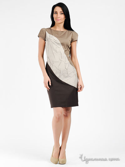 Платье Preis, цвет цвет серо-коричневый