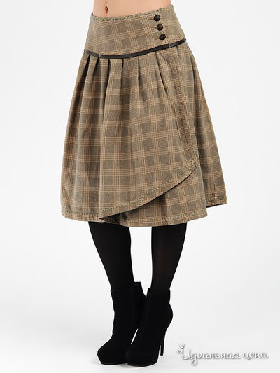 Юбка Only, цвет цвет серо-бежевый