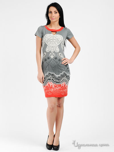 Платье M.Mix, цвет цвет серый