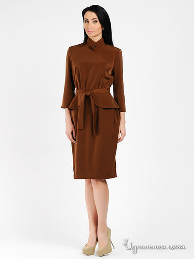 Платье Love&Light, цвет цвет кофейный