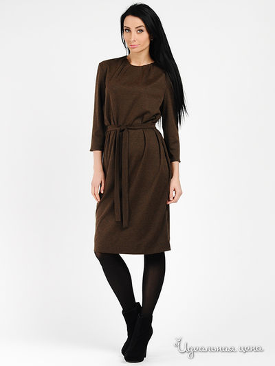 Платье Love&Light, цвет цвет коричневый