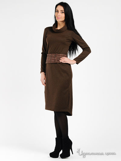 Платье Love&Light, цвет цвет коричневый
