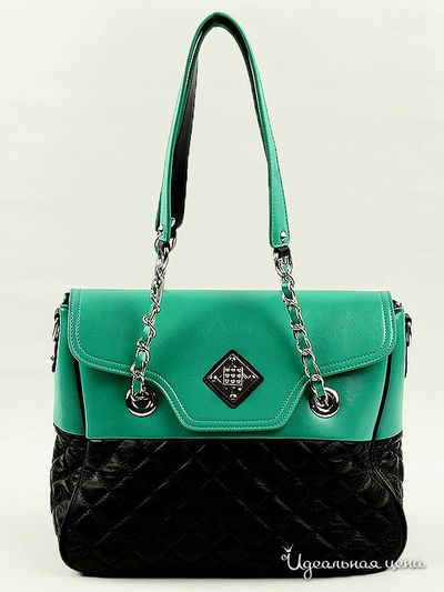 Сумка Dispacci, цвет цвет черный / бирюзовый