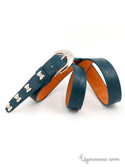 Ремень Dispacci, цвет цвет бирюзовый