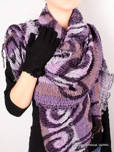 Палантин Dispacci, цвет цвет сиреневый