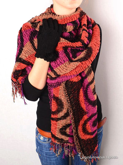 Палантин Dispacci, цвет цвет терракотовый