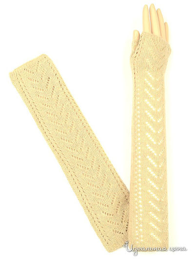 Митенки Dispacci, цвет цвет бежевый