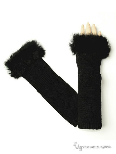 Митенки Dispacci, цвет цвет черный