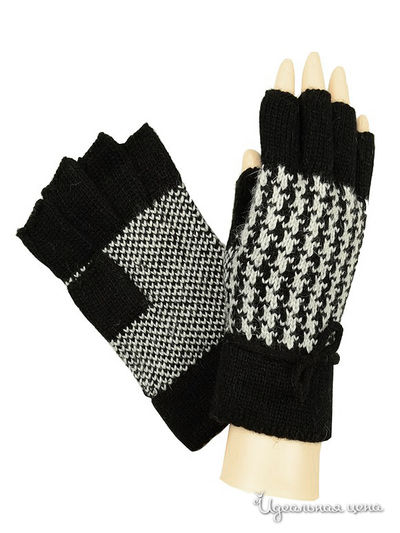 Митенки Dispacci, цвет цвет серый / черный