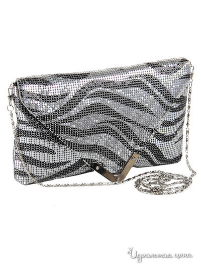 Клатч Venera, цвет цвет серебряный