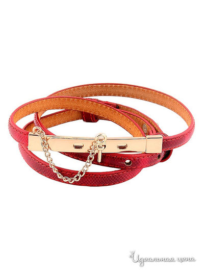 Ремень Dispacci, цвет цвет красный