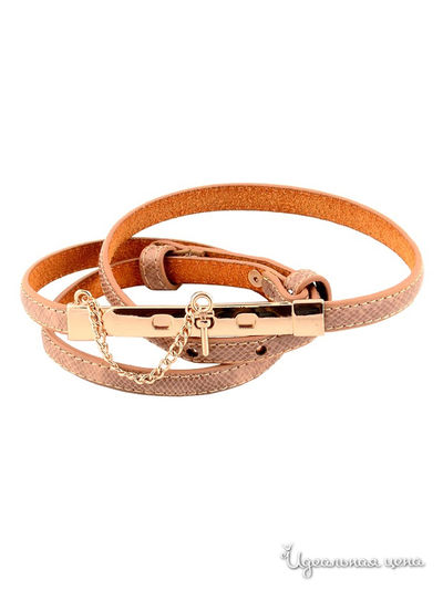 Ремень Dispacci, цвет цвет бежевый