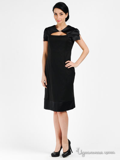 Платье Модика, цвет цвет черный