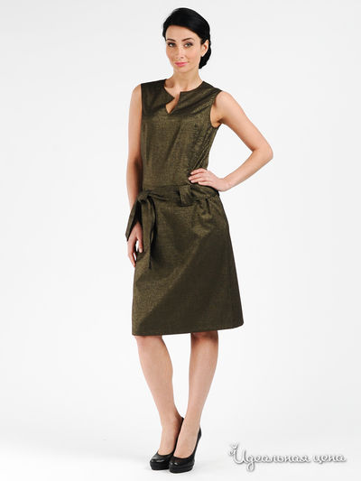 Платье Модика, цвет цвет горчичный