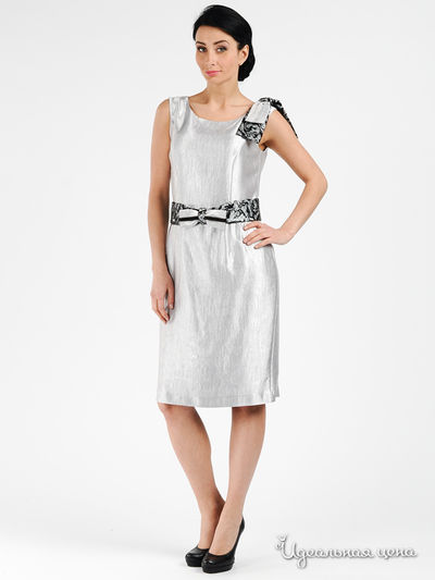 Платье Модика, цвет цвет серебристый