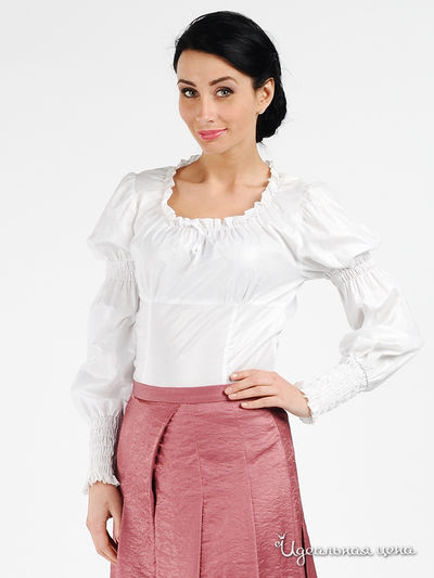 Блуза Модика, цвет цвет белый