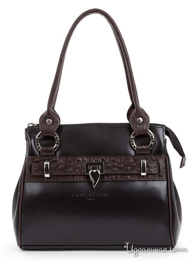 Сумка Lancaster, цвет цвет черный / коричневый