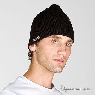 Шапка трикотажная с принтом Puma