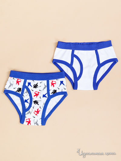 Трусы Модамини, цвет цвет белый / синий