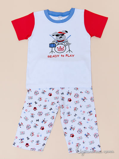 Пижама Модамини, цвет цвет белый