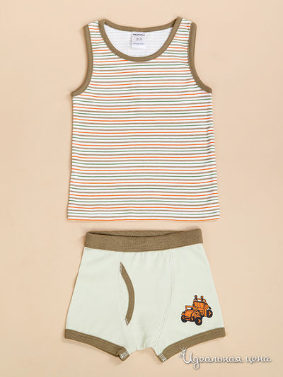 Комплект Модамини, цвет цвет белый / коричневый