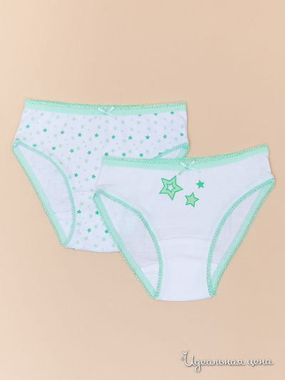 Трусы Модамини, цвет цвет мятный / белый