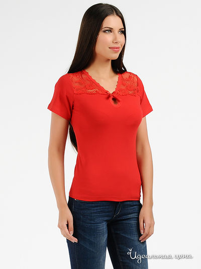 Футболка Maranda, цвет цвет красный