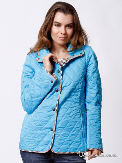 Куртка Burberry, цвет цвет бирюзовый