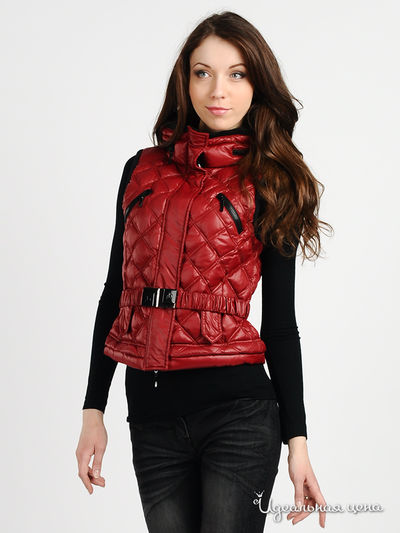 Жилет Rocco Barocco, цвет цвет бордовый