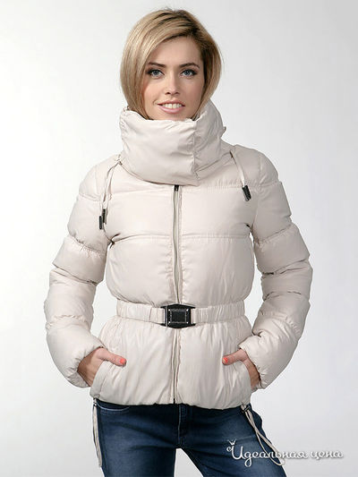 Пуховик Rocco Barocco, цвет цвет молочный