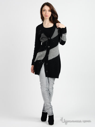 Кардиган Rocco Barocco, цвет цвет черный