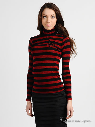 Водолазка Rocco Barocco, цвет цвет красный / черный