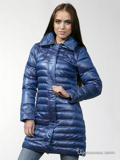 Пуховик Rocco Barocco, цвет цвет синий