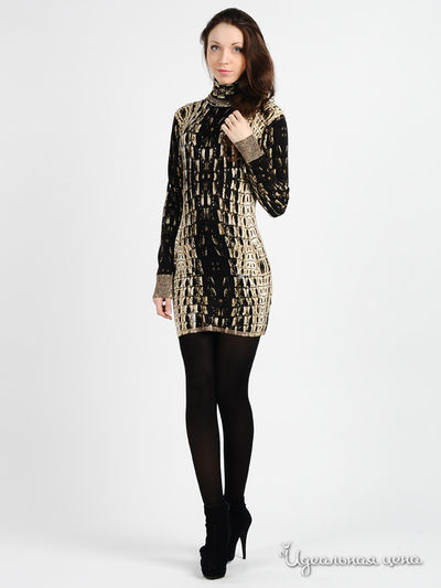 Туника Rocco Barocco, цвет цвет черный / бежевый