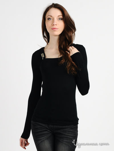 Лонгслив Byblos, цвет цвет черный